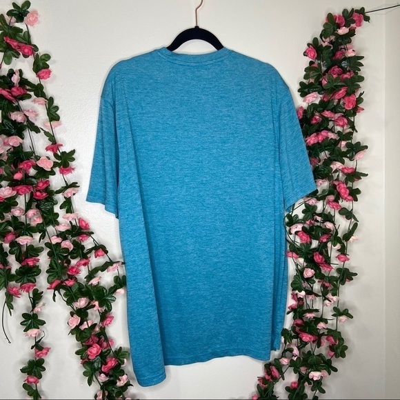 Duluth Trading Co Blue Athletic Top Mens Large Sweat Wicking Casual - Picture 2 of 6